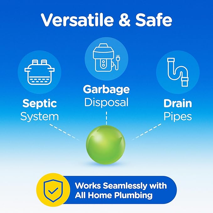 COMPAC HOME Plink Garbage Disposal Cleaner and Deodorizer, Air Fresheners for Garbage Disposal, Simply Fresh Scent, Home Cleaning Products for Kitchen Sink and Clogged Drains, 20 Count (Pack of 1)
