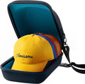 OZUECCR Hard Hat Travel Case – Storage for Baseball Caps with Carrying Handle and Adjustable Shoulder Strap, Hat Organizer Protects up to 6 Hats, for Travel and Home Storage (Blue+Blue)