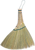 Small Whisk Broom9.5 Handheld Brush Whisks Away Dust, Dirt & Debris Brush Hanger for Easy Storage Perfect for Indor Outdoor and Car - Short of Asian Whisk Broom (Soft Broom Thai)
