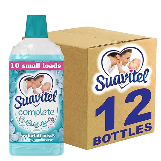 Suavitel Complete Fabric Conditioner, Waterfall Mist, 10.5 oz (Pack of 12)