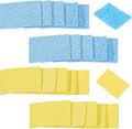 20Pcs Cleaning Pads Soldering Sponge Scouring Pad Scrubbing Pads with Holes Multipurpose for Kitchen Household Cleaning