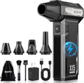 SDFM Compressed Air Duster - 180,000 RPM Snow Blower - with Brushless Motor, 3-Gear Adjustable Air Duster - for Keyboard, PC, Car, Air Bed, and Home Cleaning (X15)