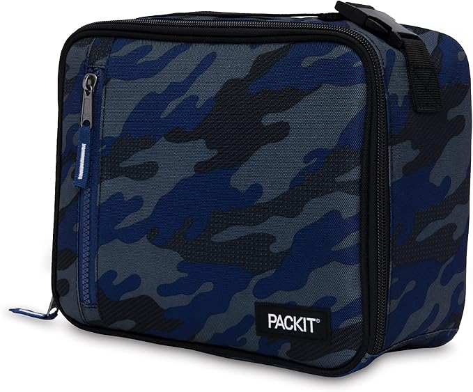 PackIt, Lunch Box Freezable Sporty Camo Navy