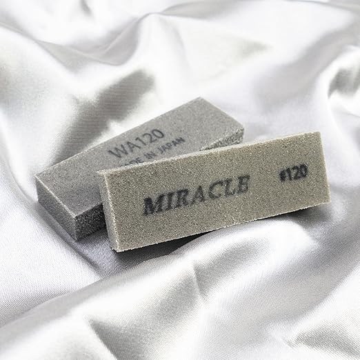 MIRACLE Eraser #120 – Rust & Scratch Remover, Metal Tool Cleaner, Polishing Block – 2.36 x 0.79 x 0.39 in (60 x 20 x 10 mm)