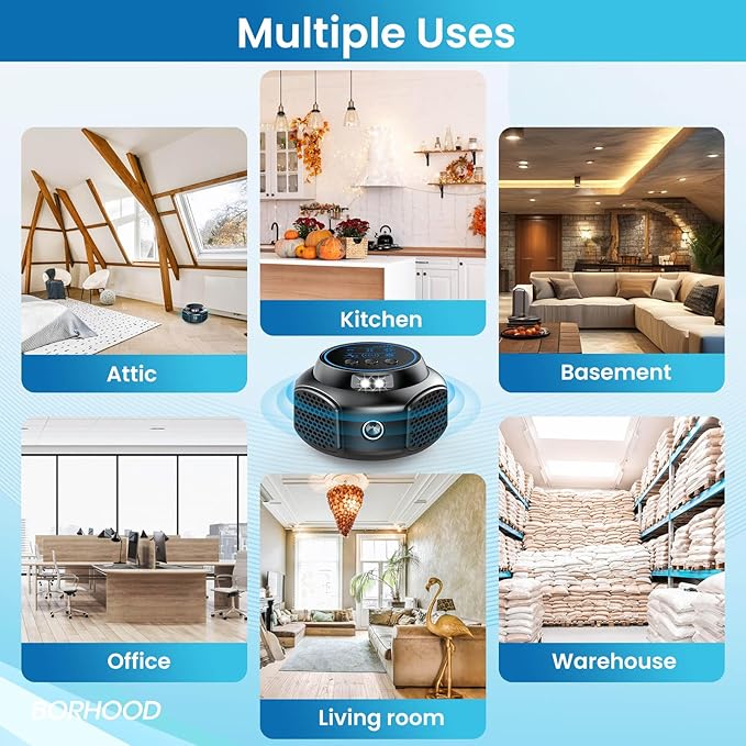 Ultrasonic Mouse Rodent Repellent Plug in, Indoor Pest Rodent Control for Mouse Mice Squirrel Electronic Repelling Device with 3 Mode Switching for House Garage Kitchen 1 Pack