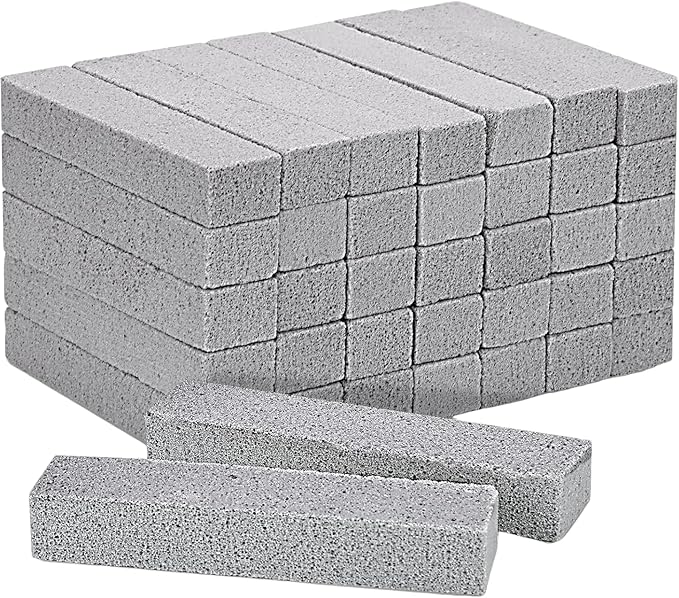 Tomnk 36 Pumice Stones for Toilet Cleaning Bowl Stick,Pumice Scouring Pad Pumice Stick Cleaner for Cleaning Toilet, Bathtubs, Kitchen Sink, Grill, Household (5.9 x 1.4 x 0.9 Inches)