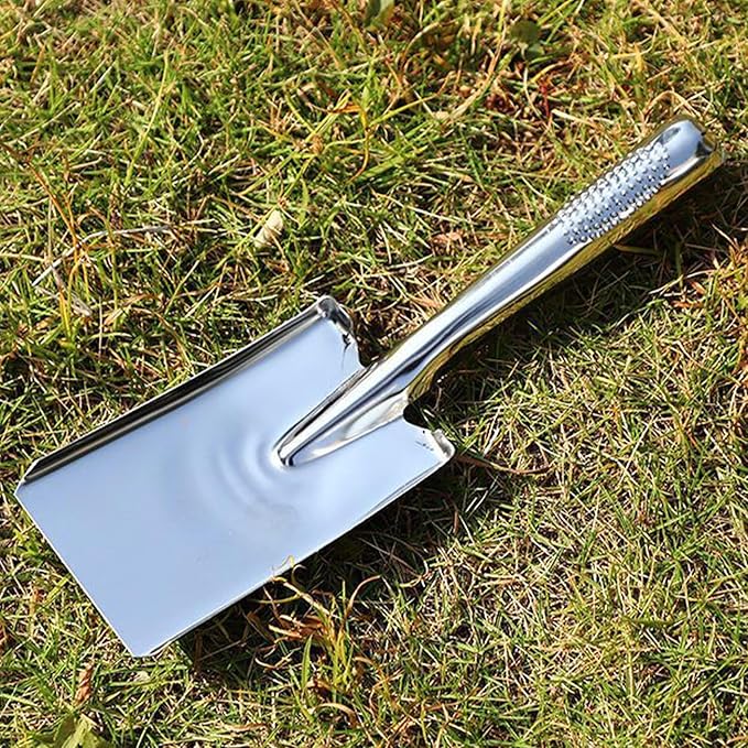 Garden Shovel Hand Trowel, Heavy Duty Stainless Steel Gardening Tools, Spade Shovel for Diligent Farmer Soil Planting Digging Transplanting