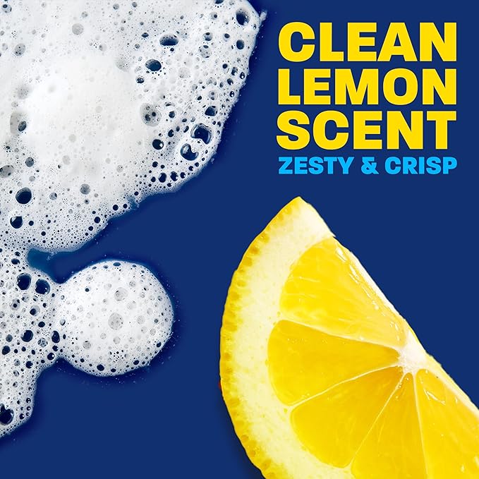 Dawn Platinum EZ-Squeeze Dish Soap Liquid, Dishwashing Liquid, Grease Removal, Upside Down Bottle, Bleach Alternative Clean Lemon, 18 Fl Oz Bundle,(Pack of 12)