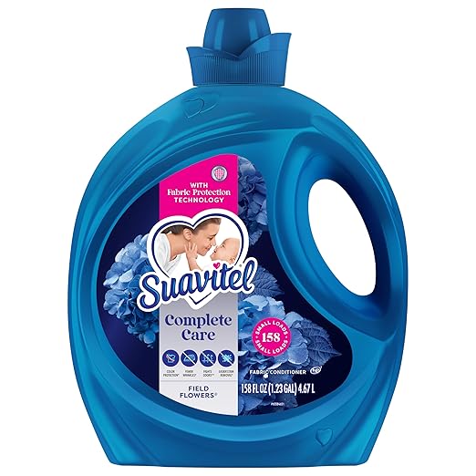 Suavitel Complete Fabric Conditioner, Field Flowers, 158 oz (Pack of 4)