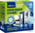 WoldoClean XL Coffee Maker Cleaner & Descaler Tablets - 40 Heavy Duty 16g Tabs, Limescale Remover compatible with Keurig K-Cup, Nespresso Vertuo & Ninja