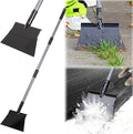 Suchtale Garden Flat Shovel Scraper, Heavy Duty Multifunctional Outdoor Cleaning Shovel with 54 Adjustable Long Handle, Ideal for Weed Removal, Lawn Edging, Trenching and Snow & Ice Scraping
