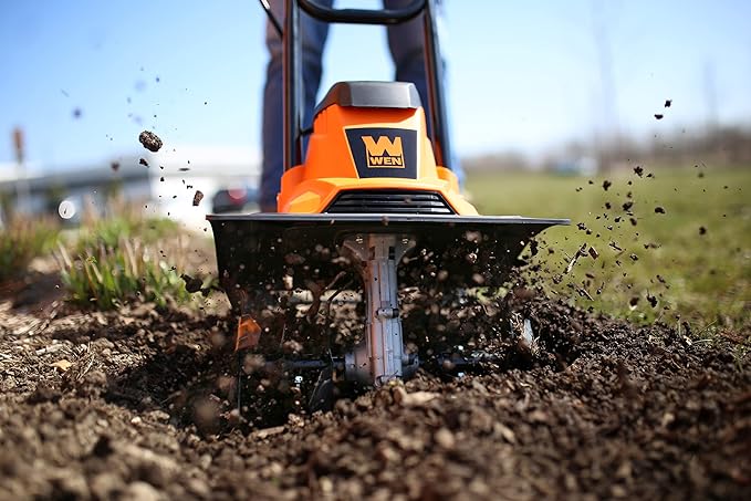 WEN Electric Tiller and Cultivator with 14-Inch Tilling Width and 10-Amp Motor (TC1014)