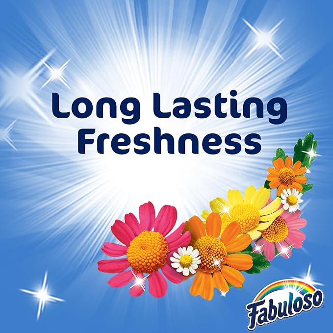 Fabuloso Multi-Purpose Cleaner, 2X Concentrated Formula, Spring Fresh Scent, 56 oz (Pack of 2)