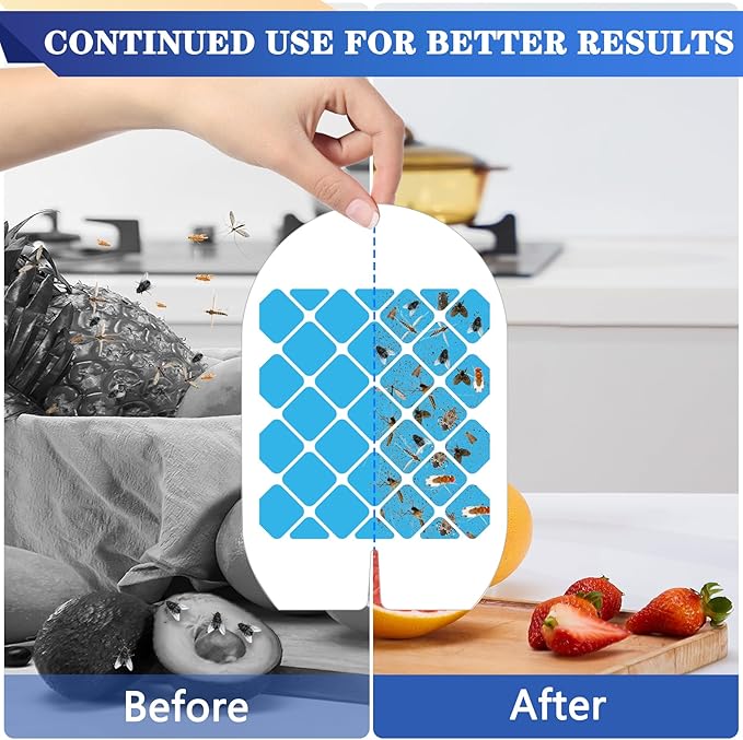 X-PEST Flying Insect Trap Indoor Plug-in for Mosquito, Flies, Fruit Flies, Moths, Gnats, Gnat Trap for Indoor Area Use(2 Devices+ 10 Glue Boards)