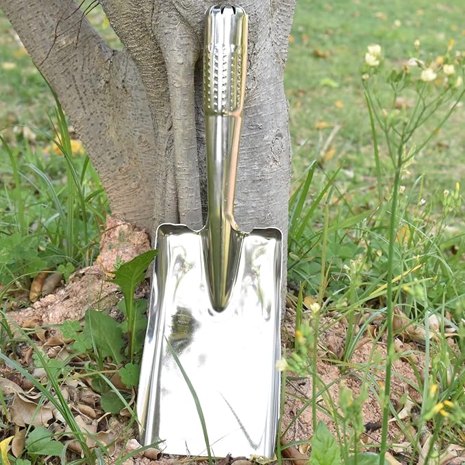 Garden Trowel Stainless Steel Hand Shovel, Small Shovels for Gardening, Gardening Hand Spade Tool for Planting, Transplanting, Weeding, Digging