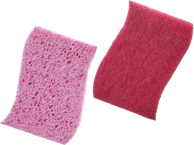 Kitchen Sponges for Washing Dishes, Non-Scratch Cellulose Dish Scrub Sponges, Cleaning Sponges for Household Use, Safe Cleaning Products, Kitchen Sponges Pack of 12, by Superio