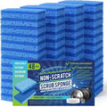 Kitchen Sponges, 48 Count, Non-Scratch Scrub Sponge, Dual Sided Cleaning Sponges for Dishes, Kitchen, Bathroom