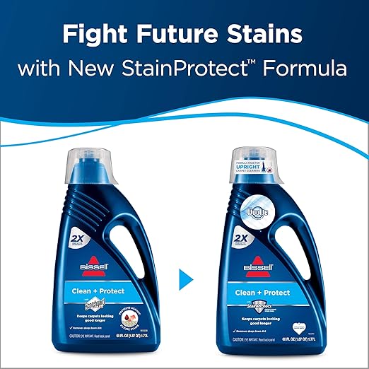 GDM HOME BISSELL 62E5A 2X Concentrated Deep Clean & Protect Full Size Machine Formula, 60 ounces