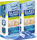 EnduroShield Glass Treatment Kit - Advanced Protection for Glass Surfaces - Repels Soap Scum, Grime & Dirt Without Harsh Chemicals - 8.4 fl oz