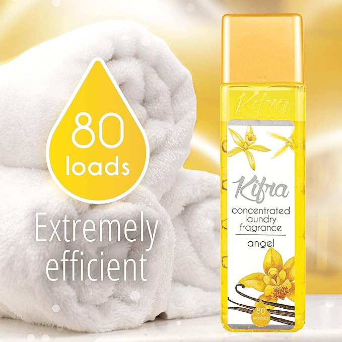 KIFRA ANGEL Concentrated Laundry Fragrance 6.76 Fl Oz 200ml 80 Washing Cycles
