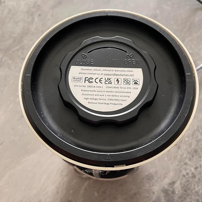 GeckoMan Hybrid Spectrum, Dusk-to-Dawn Bug Zapper Outdoor Bug Zapper Indoor Mosquito Repellent Outdoor Patio Mosquito Zapper Fly Zapper Fruit Fly Trap for Indoors Killer with Light Sensor