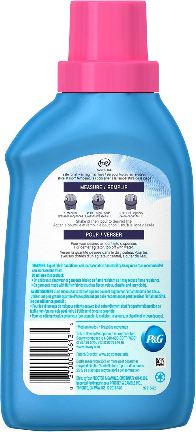 Downy Ultra April Fresh Liquid Fabric Softener, 23 Loads, 19 Fl Oz