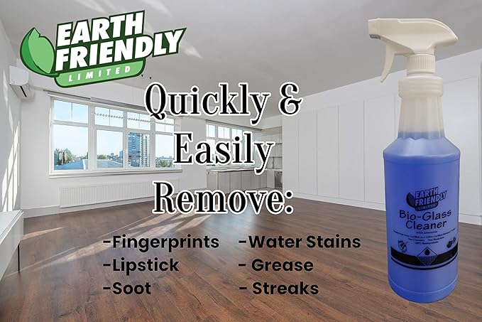 Eco-Friendly Ammonia Glass Cleaner, VOC & NPE Free by Earth Friendly