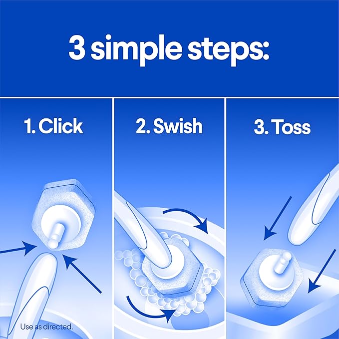 Clorox ToiletWand Toilet Cleaning Kit, ToiletWand, Caddy and 6 Refills, Pack of 6 (Pack May Vary)