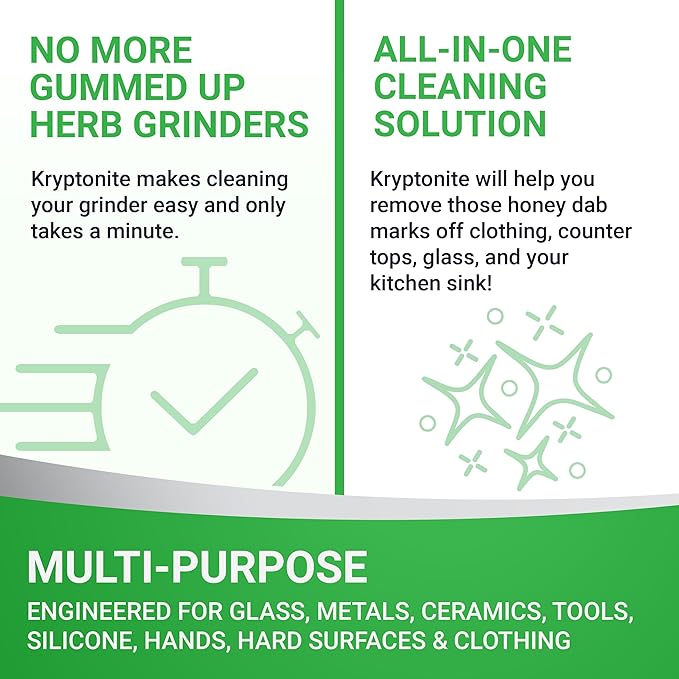 KLEAR Kryptonite Multipurpose Glass Cleaner | Powerful Cleaning Combo | Glass Friendly Glass Cleaner| 22 oz