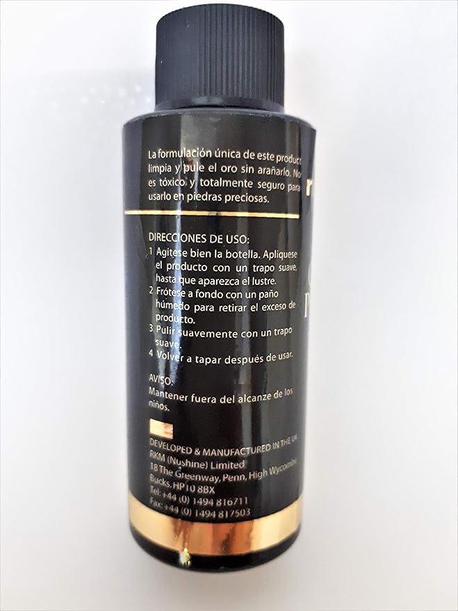 Nushine Gold Polish 1.7 Oz - Ecofriendly Formula Works Effortlessly With Beautiful Results