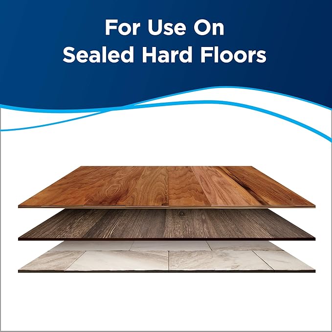 Bissell Hard Floor Sanitize Formula, 25041, 64 Fl Oz CrossWave & Spinwave, Use on Sealed Hard Floors, Orange Bloosom