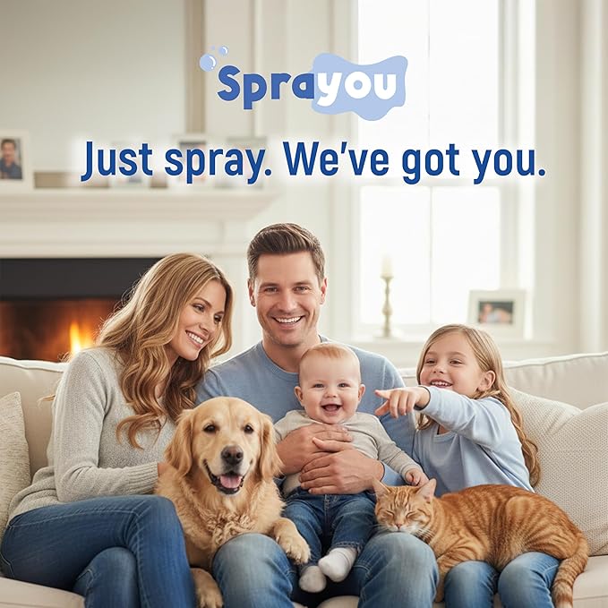 Fast & Effective Stain Treater Spray, Multi-Purpose Stain Remover, Messy Eater Stain Treater Concentrated Formula, Gentle on Clothing and Baby Textiles, 4.33 fl oz.