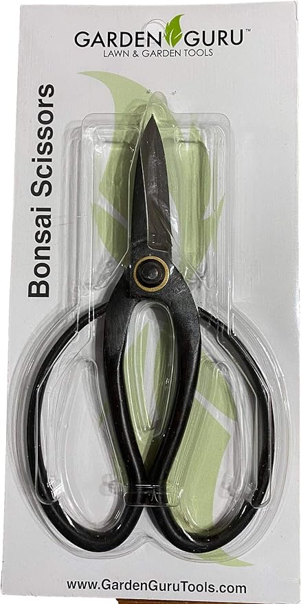 Garden Guru Bonsai Scissors - Traditional Butterfly Bonsai Pruner Shear for Precise Trimming Pruning and Deadheading of Flowers Plants, Japanese Bonsai Garden Tools (180mm 2 Pack)