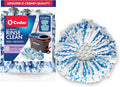 O-Cedar Genuine RinseClean Deep Clean Spin Mop Head Replacement (1-Pack) | 40% More Cleaning Power | Microfiber Refill | Machine Washable | Compatible with O-Cedar EasyWring RinseClean Spin Mop System