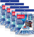 O-Cedar EasyWring RinseClean Refill 4-Pack, Blue, 4 Count