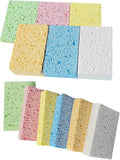 12 Pack Kitchen Natural Cellulose Sponges, Color Sponge, Dishwashing Sponges, Car Washing Sponge, Suitable for Kitchen and Bathroom,Car,Household, Children's Fun Cutting DIY.