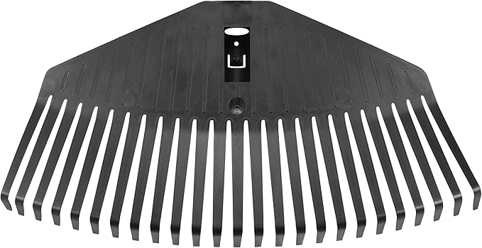 Fiskars M Assembled Solid Leaf Rake, Black/Orange, Width: 41,5 cm