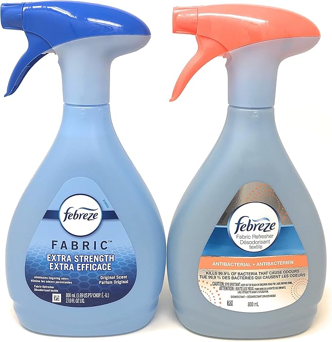 Febreze Variety Value Pack of Two 27-oz. Bottles (Extra Strength and Antibacterial)