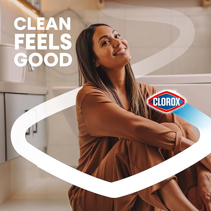 Clorox Toilet Bowl Cleaner Heavy Duty Stain and Ring Remover, Arctic Clean, 24 Fl Oz., Pack of 2