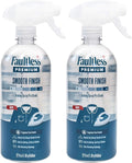 FAULTLESS Spray Starch Smooth Finish 22 Oz, 2 Pack Trigger Pump Liquid Starch for Ironing, Non-Aerosol Spray on Starch, Reduces Ironing Time, No Flaking, Sticking or Clogging, Biodegradable Ingredients, Recyclable