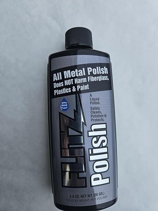 Flitz No Scent Metal Polish 3.4 oz. Liquid