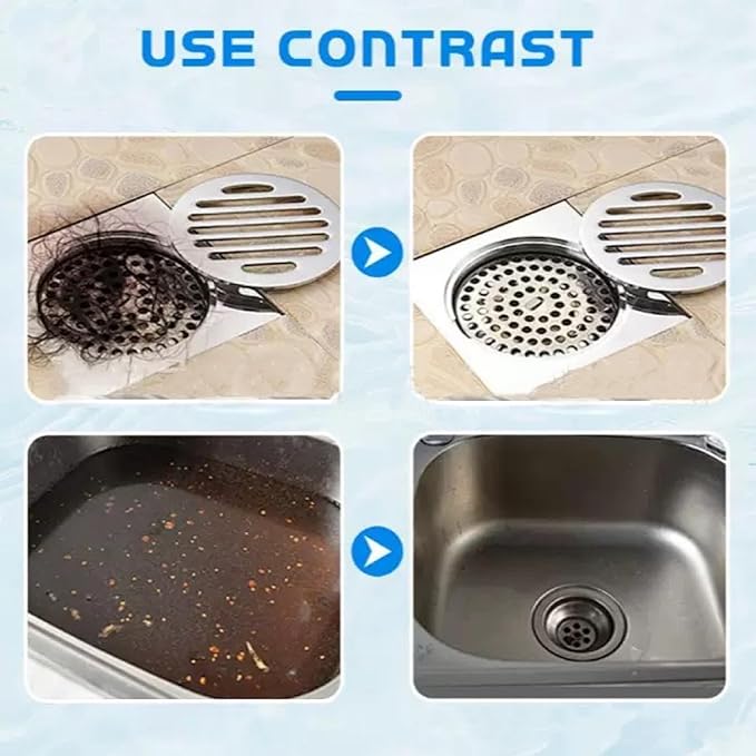 2Pcs Upgraded Wild Tornado Sink and Drain Cleaner, Pipe Dredge for Kitchen, Bathroom & Toilet, Super Cleaning Drain Foam Cleaner, Fast Foaming and Safe for All Types of Pipes