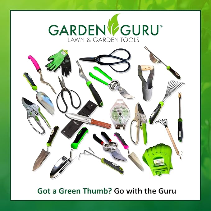 Garden Guru Titanium Transplanter Trowel Shovel - Rust Resistant - Ergonomic Handle - Perfect Hand Shovel Tool for Gardening Weeding Transplanting and Digging in Garden Beds (2 Pack)