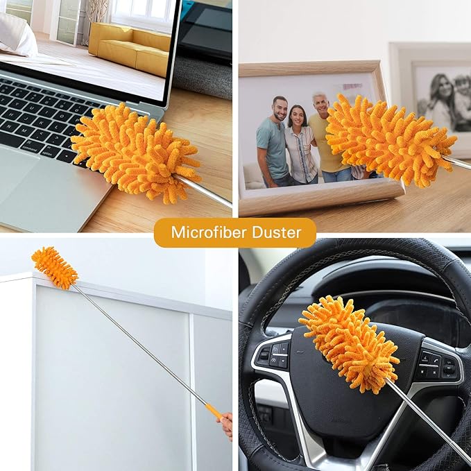 10 Pcs Venetian Window Blind Cleaner Duster Tool Set, Mini Blind Cleaner Duster Brush, Hand Held Air Conditioner Shutters Duster, Dirt Cleaner for Blind, Fan, Air Conditioner, Window Groove Gap