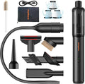 Car Vacuum Portable Cordless,25,000Pa Handheld Vacuum Cordless,70-Min Extra-Long Battery Life,Fantastic Suction, HEPA Filters, Maneuverable, Versatile Crevice Tools,for Car and Home, Black