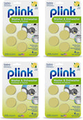 Plink Washer and Dishwasher Freshener Cleaner 4-Pack, 16 Tablets Total, Count