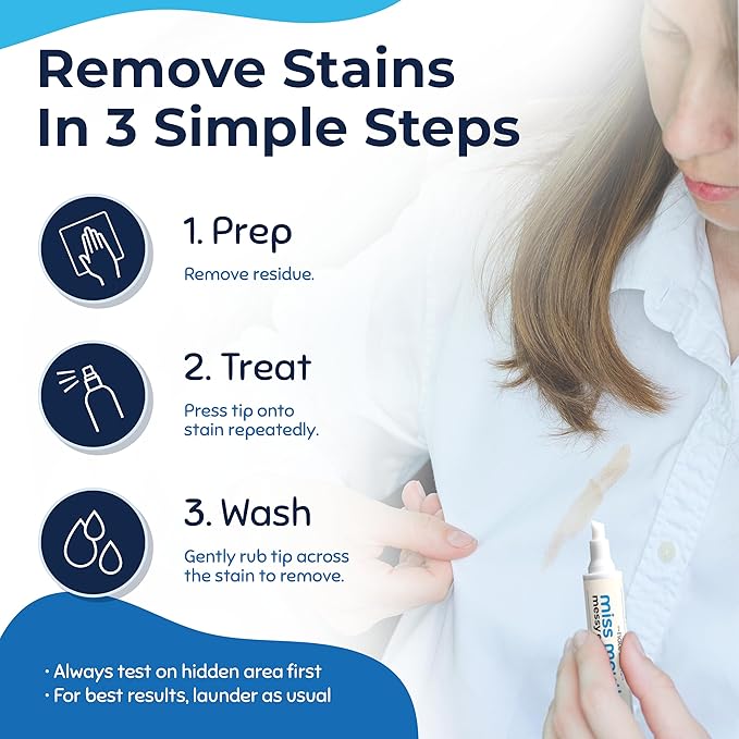 Miss Mouth's Messy Eater Stain Treater Pen - 2 Pack To Go Instant Stain Remover Pen - Newborn & Baby Essentials - On-The-Go & Travel Essentials