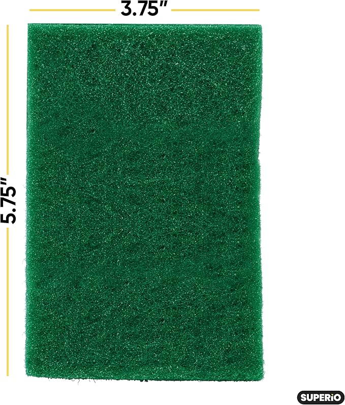 Heavy Duty Scouring Pads Non-Scratching Scrubber, Non-Scratch Cleaning Scrub Pads, Eco-Friendly Reusable Kitchen Scrubbing Pad