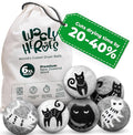 No More Dryer Sheets! XL Wool Dryer Balls 6-Pack, Reusable Laundry Softener & Static Reducer, Eco-Friendly, Long-Lasting, Safe for Sensitive Skin