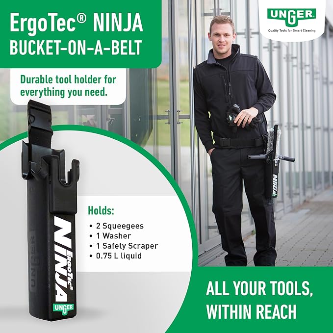Unger ErgoTec Ninja Bucket on a Belt-black